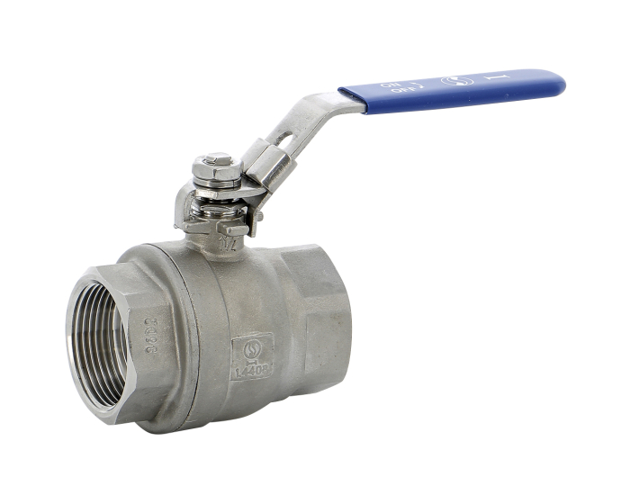 Stainless steel ball valve 7151 2 piece body BSP S-First 1/4''